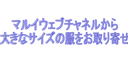 マルイウェブチャネルからお取り寄せ
