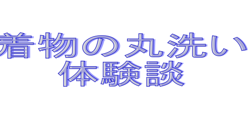 着物の丸洗い