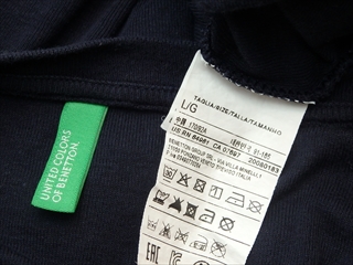 ベネトン　長袖Tシヤツ