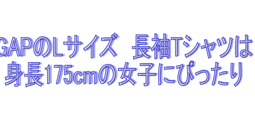 Gapの長袖Tシャツ