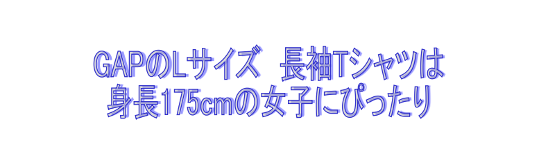 Gapの長袖Tシャツ