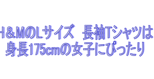 H＆M　長袖Tシャツ