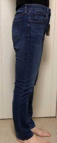 無印良品　縦横ストレッチデニム　スリムパンツ