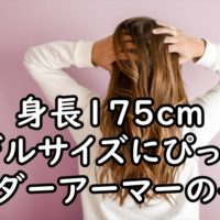 モデルサイズにピッタリ　UNDER ARMOUR アンダーアーマーの長袖コンプレッションインナーの着用感レビュー