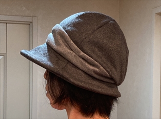 大きなサイズの秋冬用のキャスケットのお取り寄せ