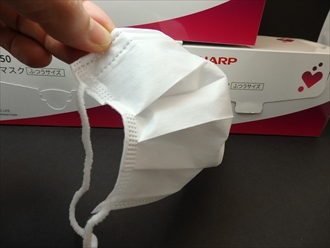 SHAPP　シャープの不織布マスク