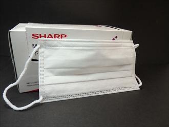 SHAPP　シャープの不織布マスク