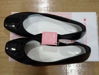 大きなサイズのLa farfa　Shoesバレエシューズ