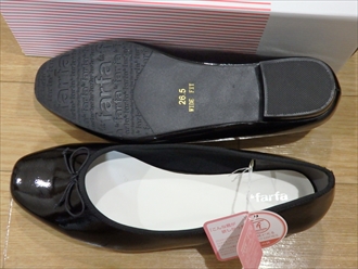 大きなサイズのLa farfa　Shoesバレエシューズ