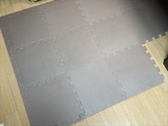 ダイソー　ジョイントマット　ブラウン　9枚セット