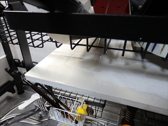 シンク上水切りラック