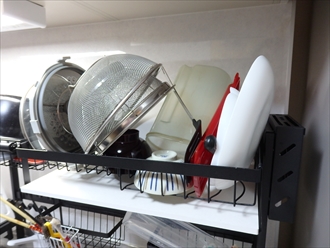 シンク上水切りラック