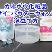 カネボウ化粧品　スイサイ　パウダーウォッシュNの泡立て方と使用感レビュー
