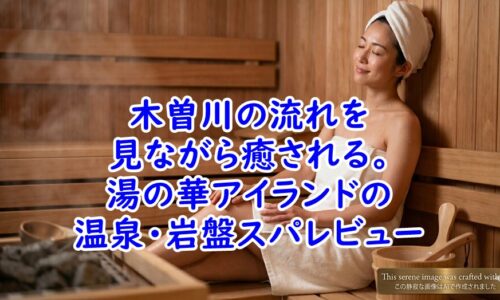 木曽川の流れを見ながら癒される。湯の華アイランドの温泉・岩盤スパレビュー