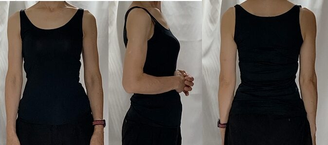 ファミリーマート「スキンタンクトップ」を175cmの高身長女子がLサイズで着用レビュー！