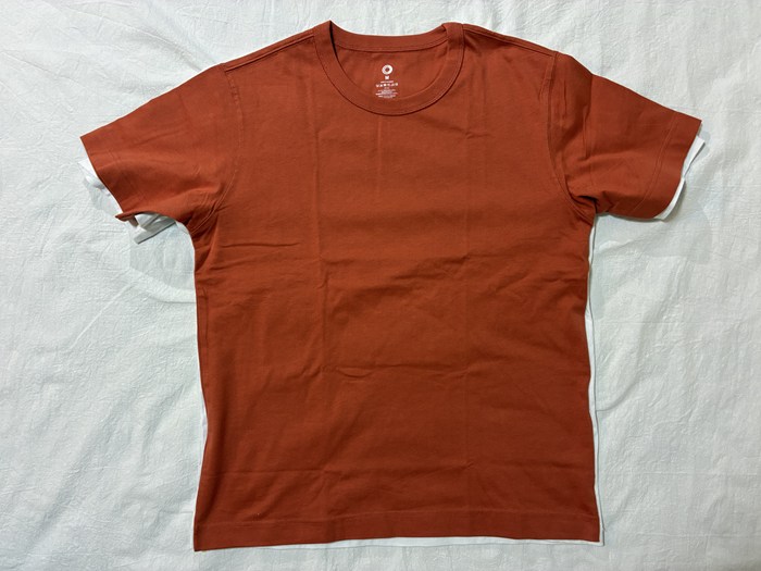 「コンビニエンスウェア」アウターTシャツ(半袖)Mサイズの着用感