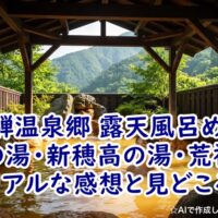 奥飛騨温泉郷 露天風呂めぐり!ドライブで巡る平湯の湯・新穂高の湯・荒神の湯のリアルな感想と見どころ