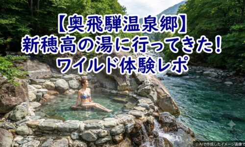 【奥飛騨温泉郷】新穂高の湯に行ってきた！大自然の開放感と、まさかのアブ＆電波なしのワイルド体験レポ