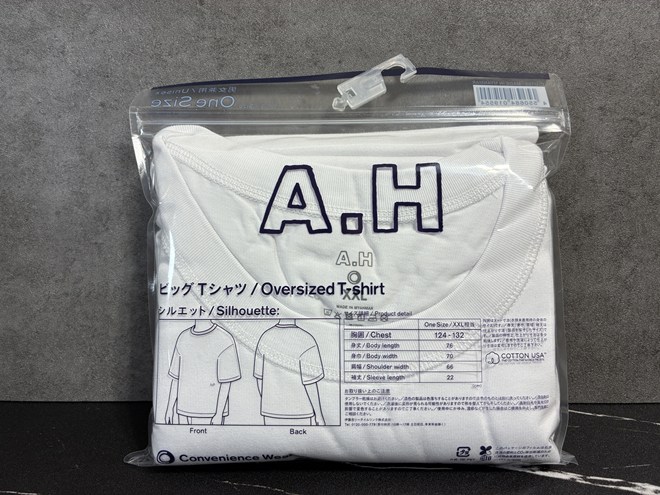 ファミリーマートのコンビニエンスウェア ビックTシャツの着用感